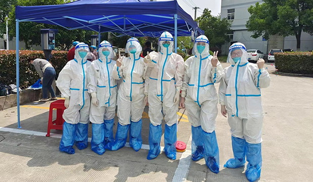 国祯健康医护人员齐心抗疫守护庐州