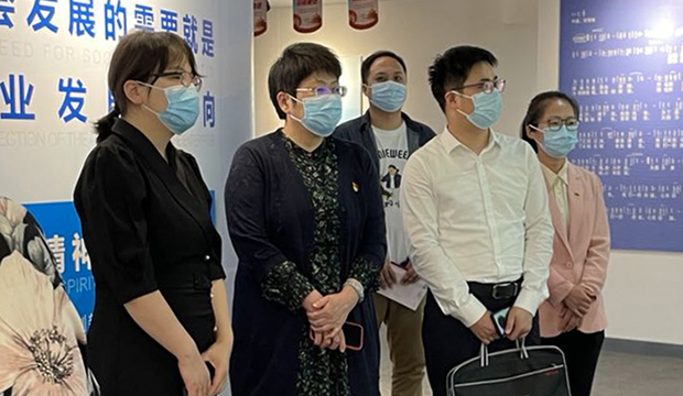 ​合肥市委组织部非公工委办领导一行调研国祯集团党建工作